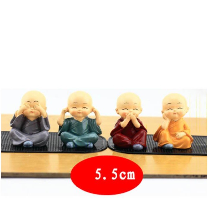 Bộ 4 tượng chú tiểu tứ không
