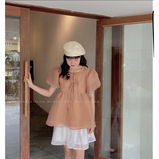 Bộ baby doll tiểu thư phong cách