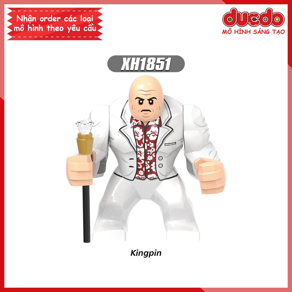 Minifigures các nhân vật Kingpin Hawkeye - Đồ chơi Lắp ghép Xếp hình Mô hình Mini Iron Man XINH X0330