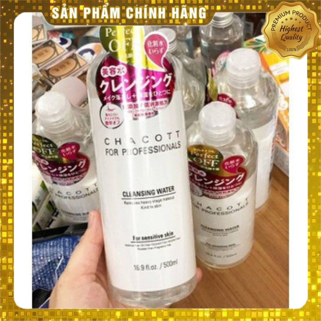 Nước tẩy trang Chacott For Professionals 500ml-dưỡng ẩm🌼da nhạy cảm và da mụn, cực kỳ dịu nhẹ và không gây kích ứng | BigBuy360 - bigbuy360.vn