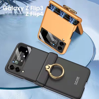 Ốp Điện Thoại Nhựa Từ Tính Bảo Vệ Màn Hình Cho Samsung Galaxy Z Flip 4 Flip 3 5G
