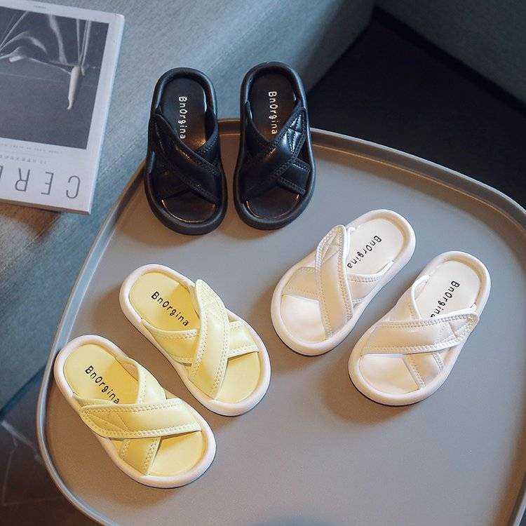 Dép Đế Mềm Chống Trượt Thoải Mái Mùa Hè Cho Bé Trai Gái