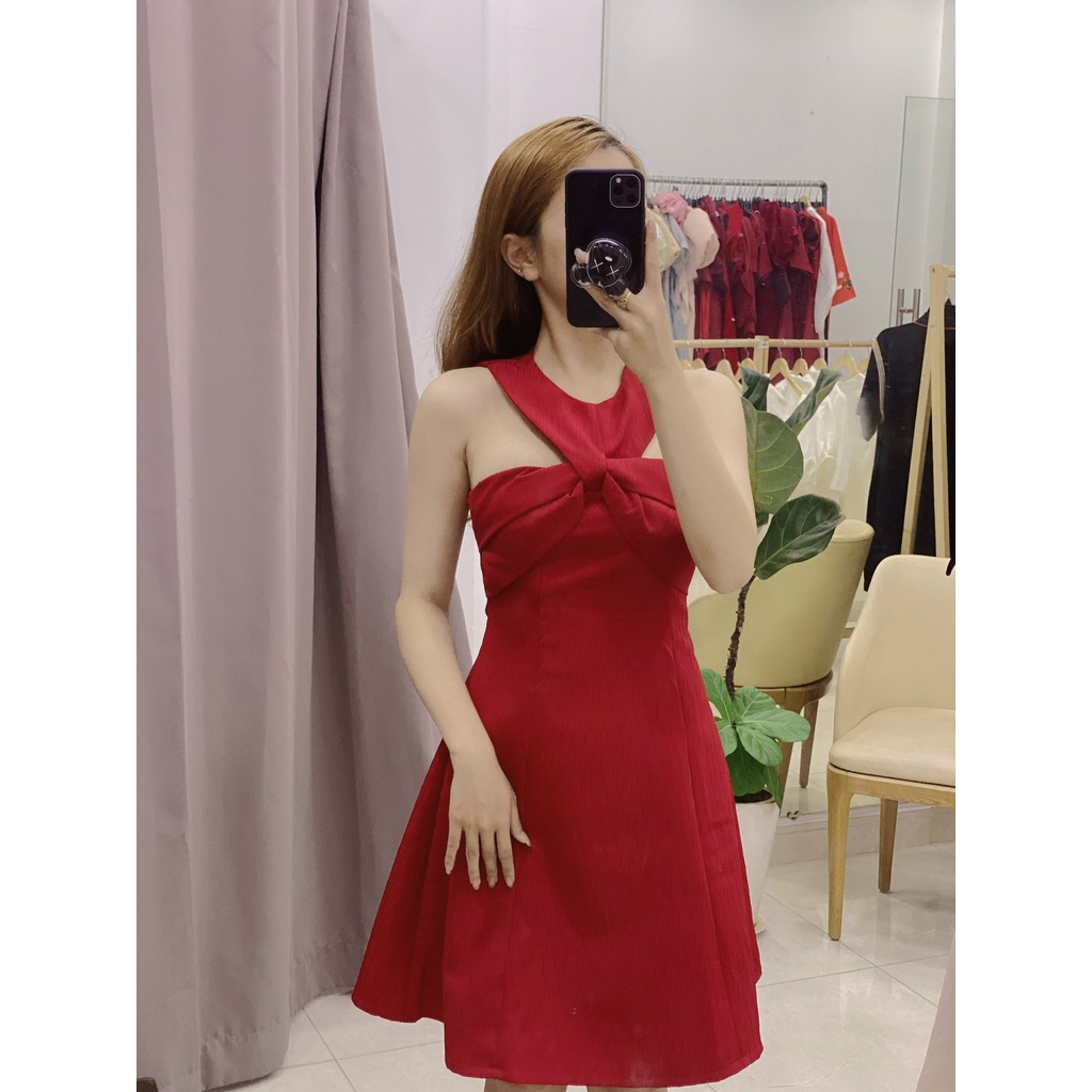 Đầm dự tiệc chéo cổ sang trọng - Nato Dress