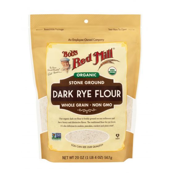 Bột lúa mạch đen (bột mì đen) hữu cơ 567g Bob's Red Mill Organic Dark Rye Flour
