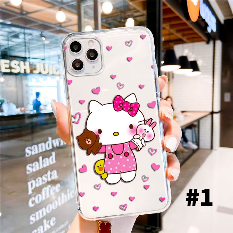 Ốp Lưng Huawei P9 P10 P20 P30 Lite Pro Vỏ Bảo Vệ Vỏ Điện Thoại Mềm HelloKitty