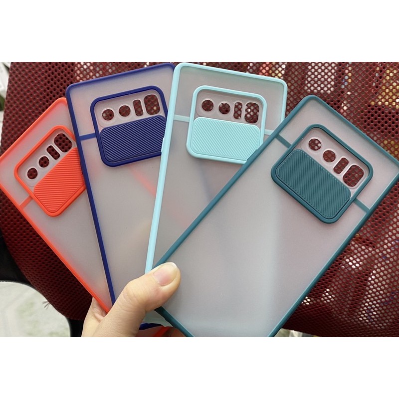 Ốp lưng Samsung Note8,Note9 nắp trượt camera