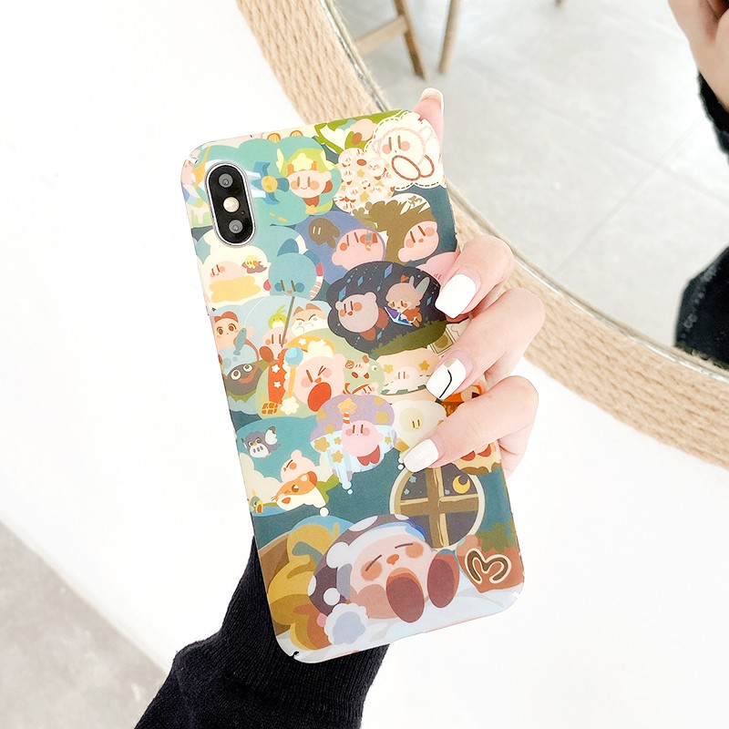 Ốp lưng iphone Kirby sơn dầu cứng 5/5s/6/6plus/6s/6splus/7/7plus/8/8plus/x/xr/xs/11/12/pro/max/plus/promax | BigBuy360 - bigbuy360.vn