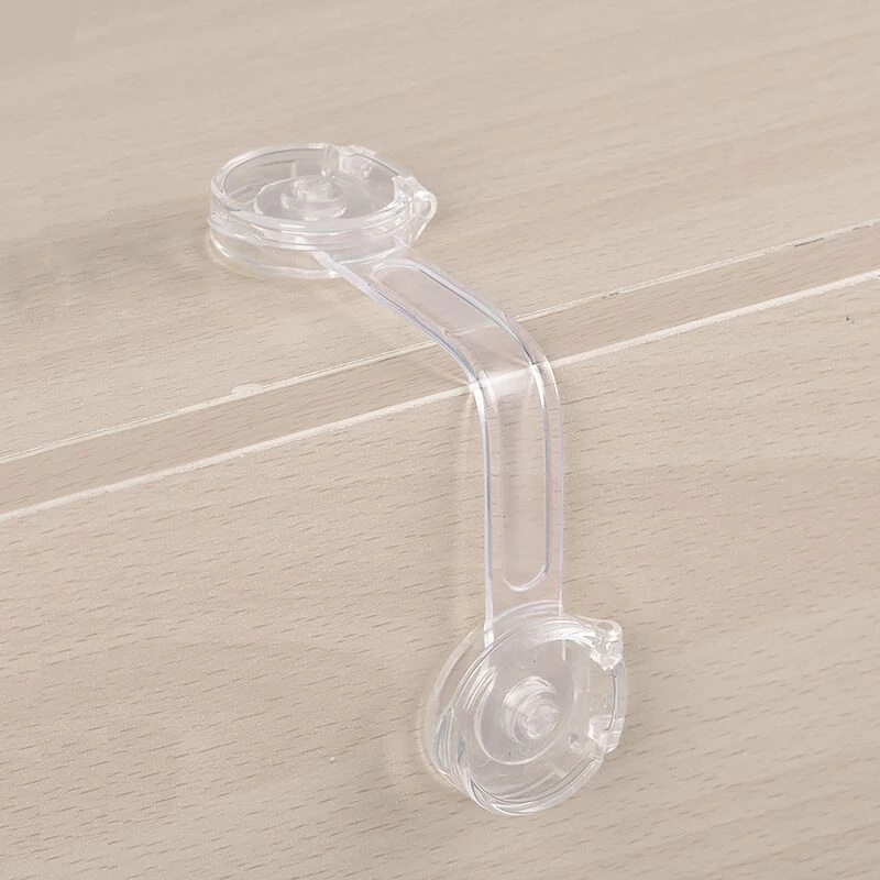 Khóa Cửa Tủ Bằng Nhựa Trong Suốt An Toàn Cho Bé