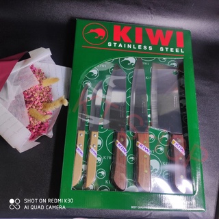 Bộ dao KIWI 5 món cán gỗ