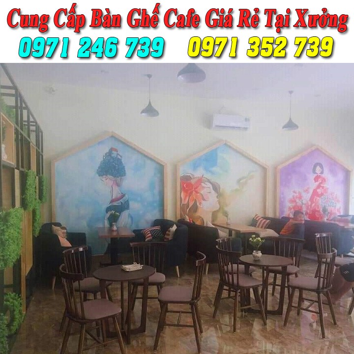 Bộ bàn ghế sofa cafe nhà hàng quán ăn giá rẻ