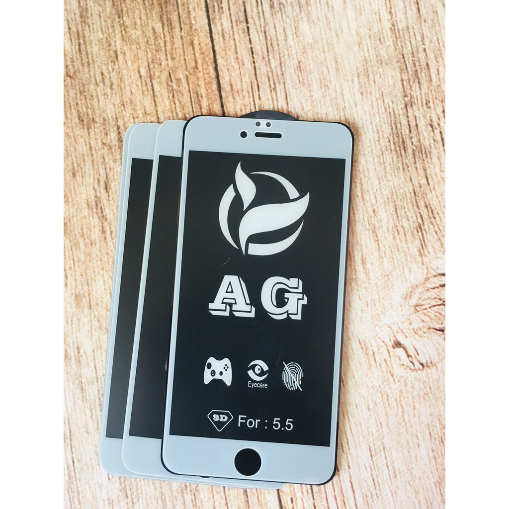 Kính cường lực Iphone Nhám Chống Vân Tay AG Siêu phẩm chống bám, chống bẩn, chống bụi tuyệt đối | BigBuy360 - bigbuy360.vn