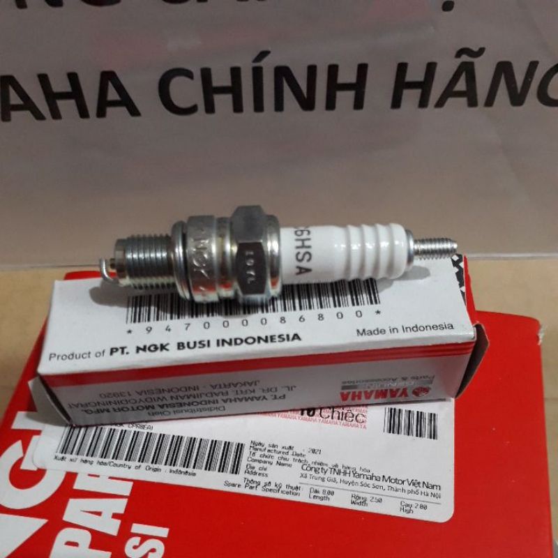 bugi C6HSA dùng cho Sirius.Jupiter loại không có FI Yamaha