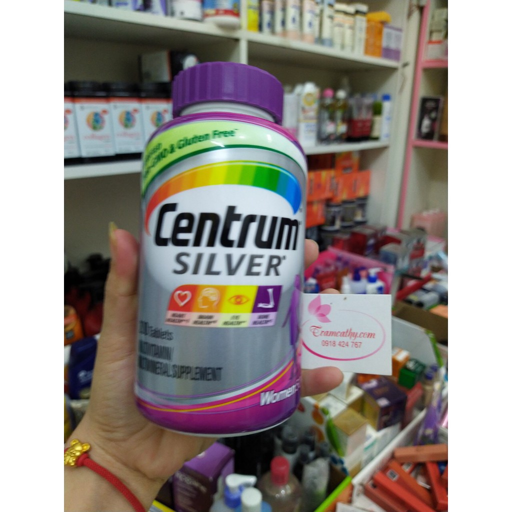 [HSD 11-2022] Centrum silver women cho phụ nữ trên 50 hộp 200viên | BigBuy360 - bigbuy360.vn