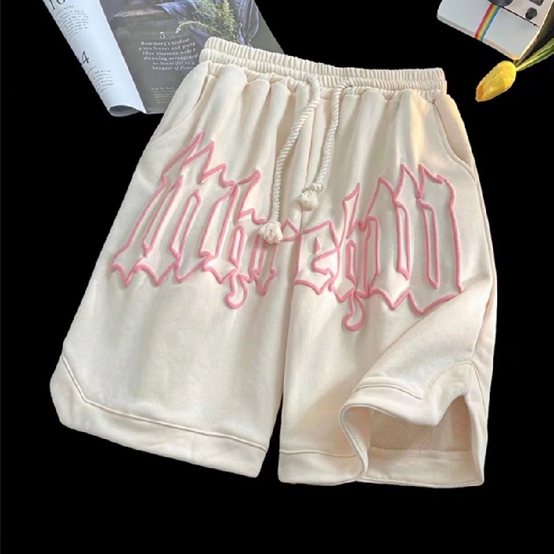 Quần Short Thể Thao Dáng Rộng In Chữ Thời Trang Hàn Quốc Cho Nam Size M-3XL