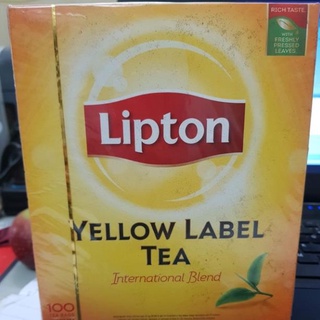 Lipton nhãn vàng hộp 100 tép đỉnh chóp luôn