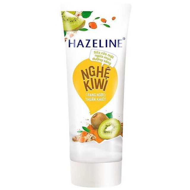 Hazelline sữa rửa mặt nghệ và kiwi 100g