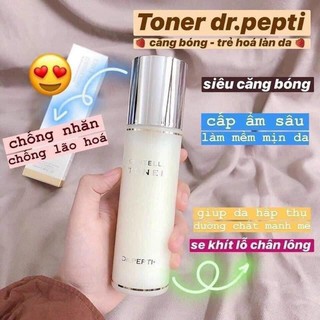 TONER CĂNG BÓNG DR.PEPTI+ Hàn Quốc 180ml
