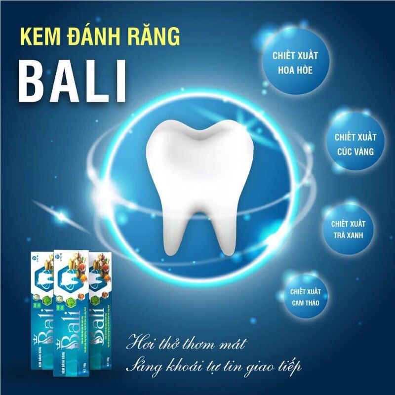 Kem đánh răng Dược Liệu Bali