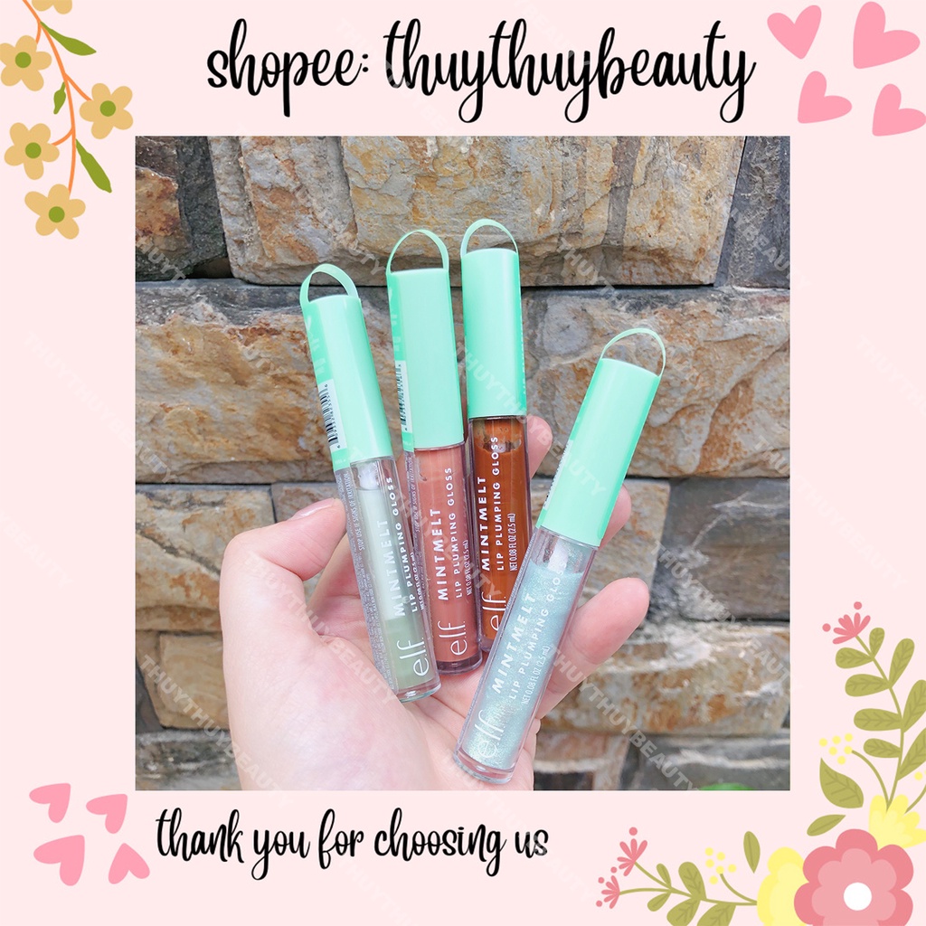 Son bóng Mintmelt độ bóng cao giúp dưỡng ẩm môi căng mông đầy đặn mùi vani bạc hà cực thơm dễ chịu