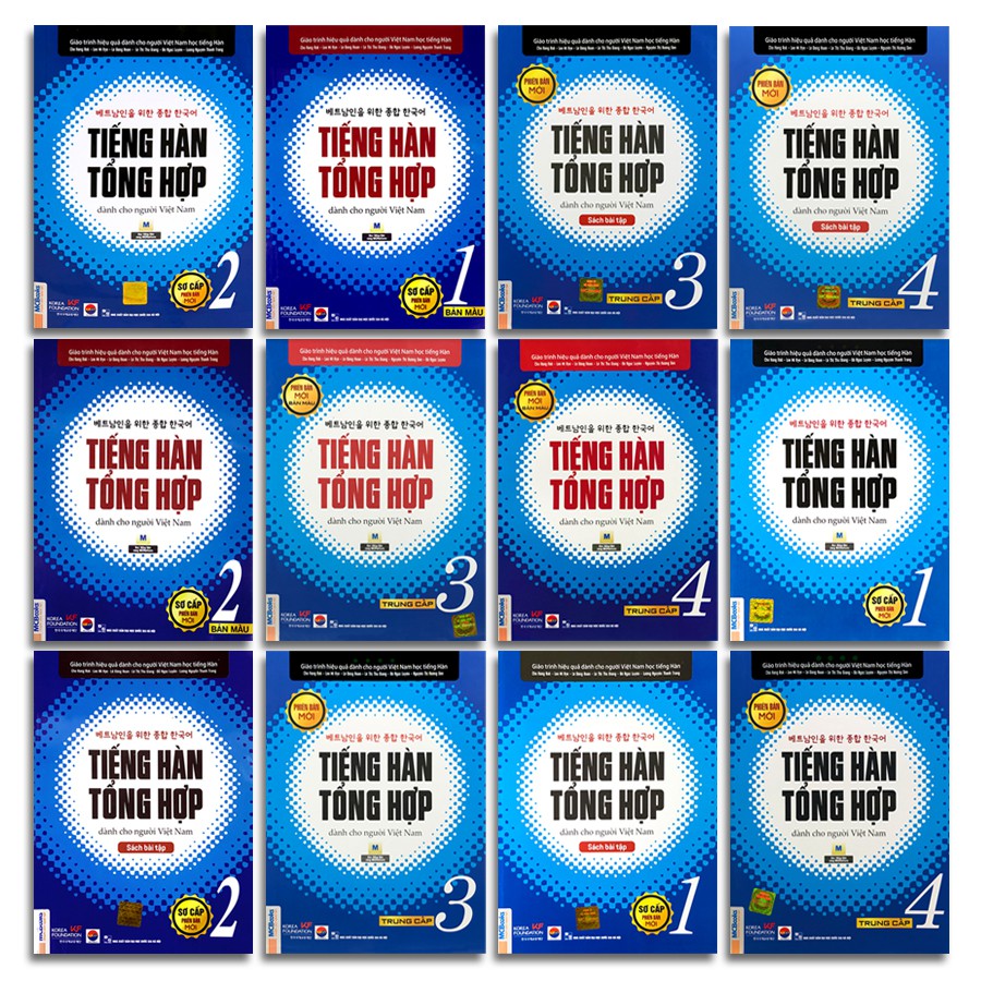Sách - Tiếng Hàn Tổng Hợp Dành Cho Người Việt Nam - Phiên Bản Mới (12 quyển lẻ tùy chọn)