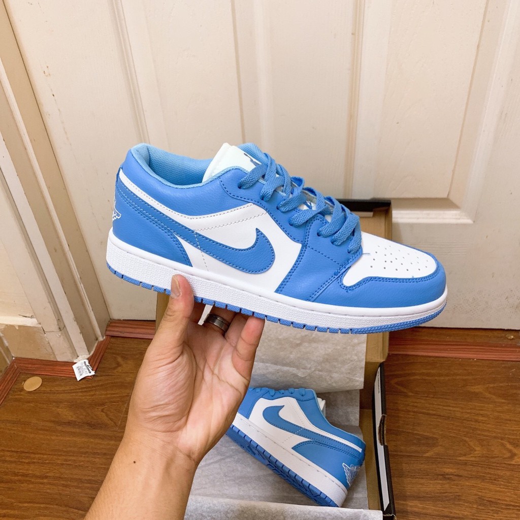 [ Full Box ] Giày Thể Thao jd1 low Trắng Xanh 11 SC [FREESHIP]