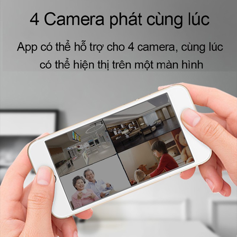 Loosafe  Camera IP Full HD Camera Giám sát 2.0Mpx 1080P Tiếng Việt Và Thẻ Nhớ không dây Camera 32Gb Chuyên Dụng | BigBuy360 - bigbuy360.vn