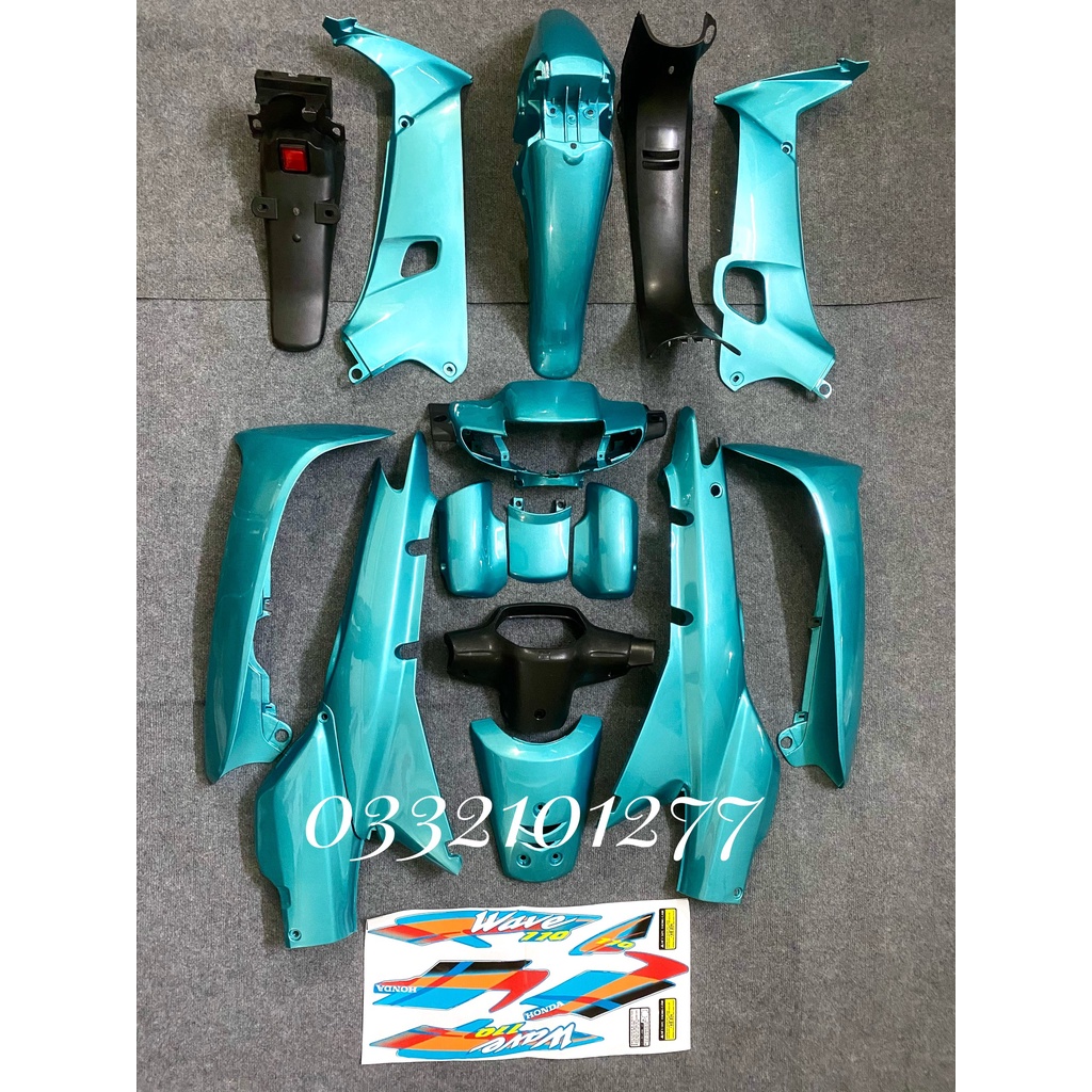 DÀN ÁO - VỎ NHỰA WAVE ALPHA 2002, WAVE THÁI ĐỦ MÀU KÈM TEM