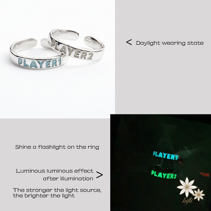 Nhẫn Dạ Quang Đơn Giản Phát Sáng Phong Cách Brazil Cho Nam Và Nữ