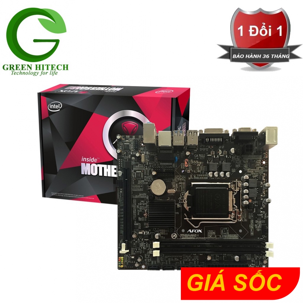 Bo mạch chủ - MAINBOARD AFOX H110 - Main chính hãng BH 36 tháng