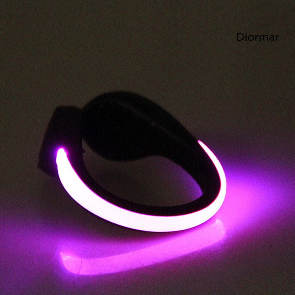 Đèn LED gắn giày cảnh báo an toàn chạy pin