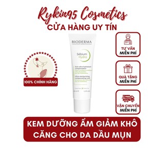 [CHÍNH HÃNG] Kem dưỡng ẩm cho da dầu mụn Bioderma Sebium Hydra 40ml
