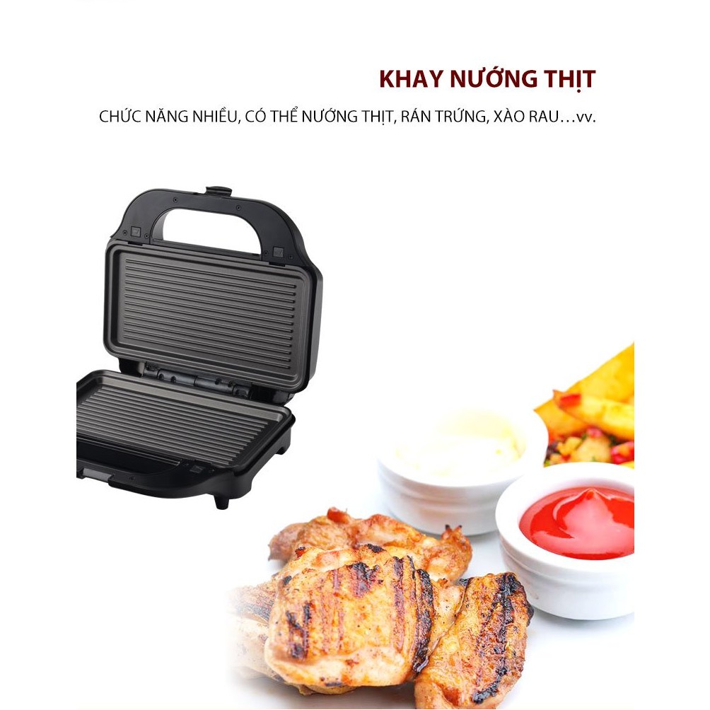 Kẹp nướng bánh Sanwich 3 in 1 Tiross TS9655