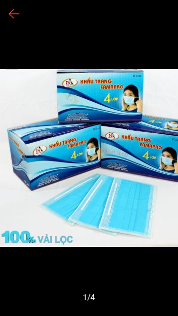 10 hộp khẩu trang y tế nam anh 4 lớp