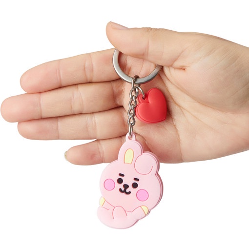 BT21 Baby Silicone Keyring x Line Friends Official Goods