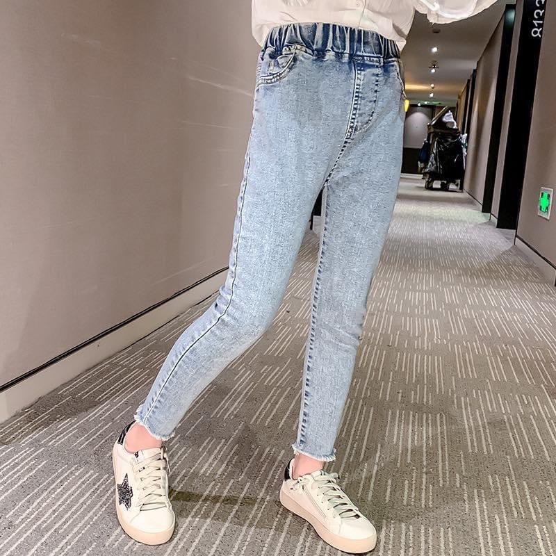 quần jeans co giãn cho bé gái size 110-160cm