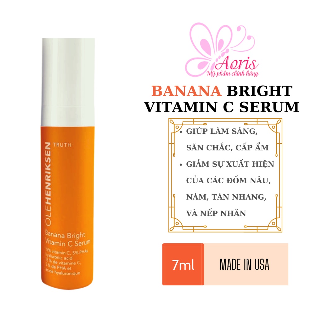 Tinh chất mờ thâm Olehenriksen Banana Bright Vitamin C Serum - 7ml