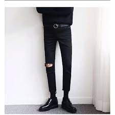 Quần jeans nam đen co giãn 4 chiều
