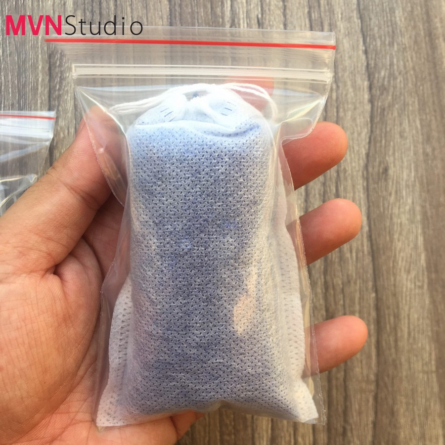 Gói 100g và 200g hạt chống ẩm, hạt hút ẩm màu xanh cho máy ảnh - MVN Studio