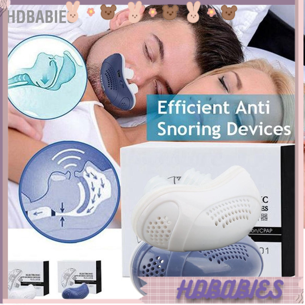 HDbabies Thiết bị ngăn ngừa ngáy bằng điện Dễ thở cải thiện chất lượng giấc ngủ Công cụ giải quyết vấn đề