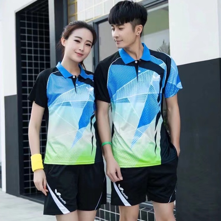 Áo Thun Tay Ngắn Cổ Bẻ Nhanh Khô Thoáng Khí Thời Trang Cho Nam Và Nữ