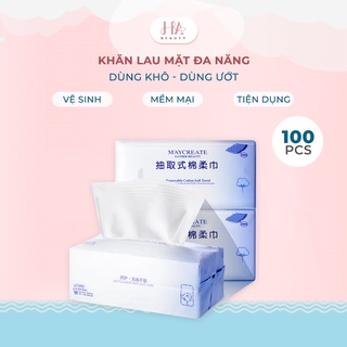 Khăn lau mặt dùng 1 lần đa năng tiện dụng M'ay Create - HA Beauty