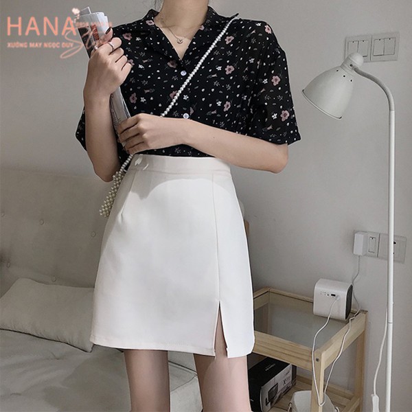 Chân váy chữ a ngắn xẻ tà đùi trước công sở có quần lót trong khóa sườn - Dáng ôm cá tính - Vảy dày mặc đi biển ở nhà | BigBuy360 - bigbuy360.vn
