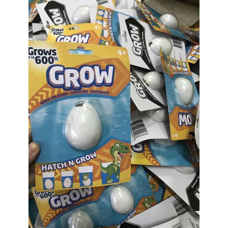 Trứng khủng long ngâm nước tự nở và lớn dần HATCH &amp; GROW DINO