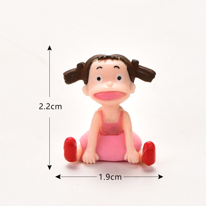 Mô hình tiểu cảnh ♥️ Mô hình cô gái đáng yêu trang trí bàn làm việc tiểu cảnh, sân vườn, sen đá