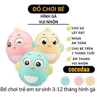 Lật Đật - Đồ Chơi Lật Đật Hình Gà Đáng Yêu Phát Ra Âm Thanh Vui Nhộn Cho Bé 5931 [FREESHIP]