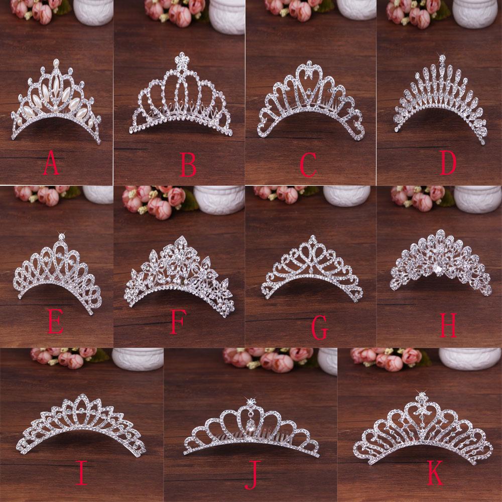 QQMALL Cài Tóc Hình Vương Miện Đính Đá Xinh Xắn Cho Nữ