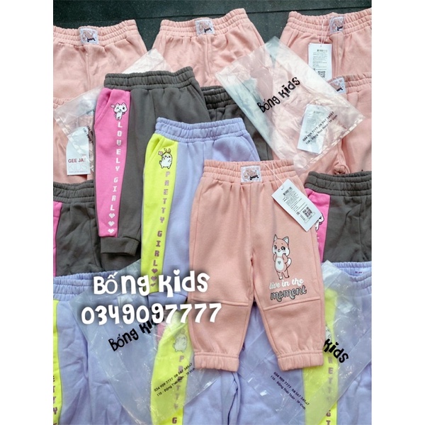 Quần Nỉ Bé Gái In Hình Dễ Thương GJ
