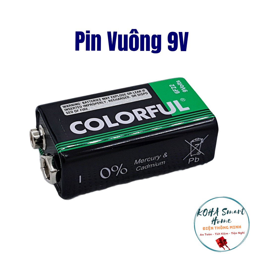 Pin 12V 23A Pin vuông 9V cho remote cửa cuốn các loại điều khiển công tắc RF ô tô xe đạp điện