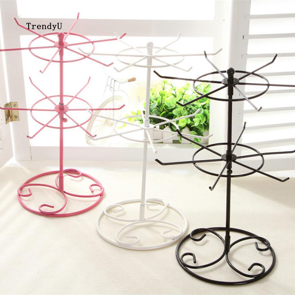 Giá Đỡ Trưng Bày Trang Sức 2 Tầng Dạng Xoay