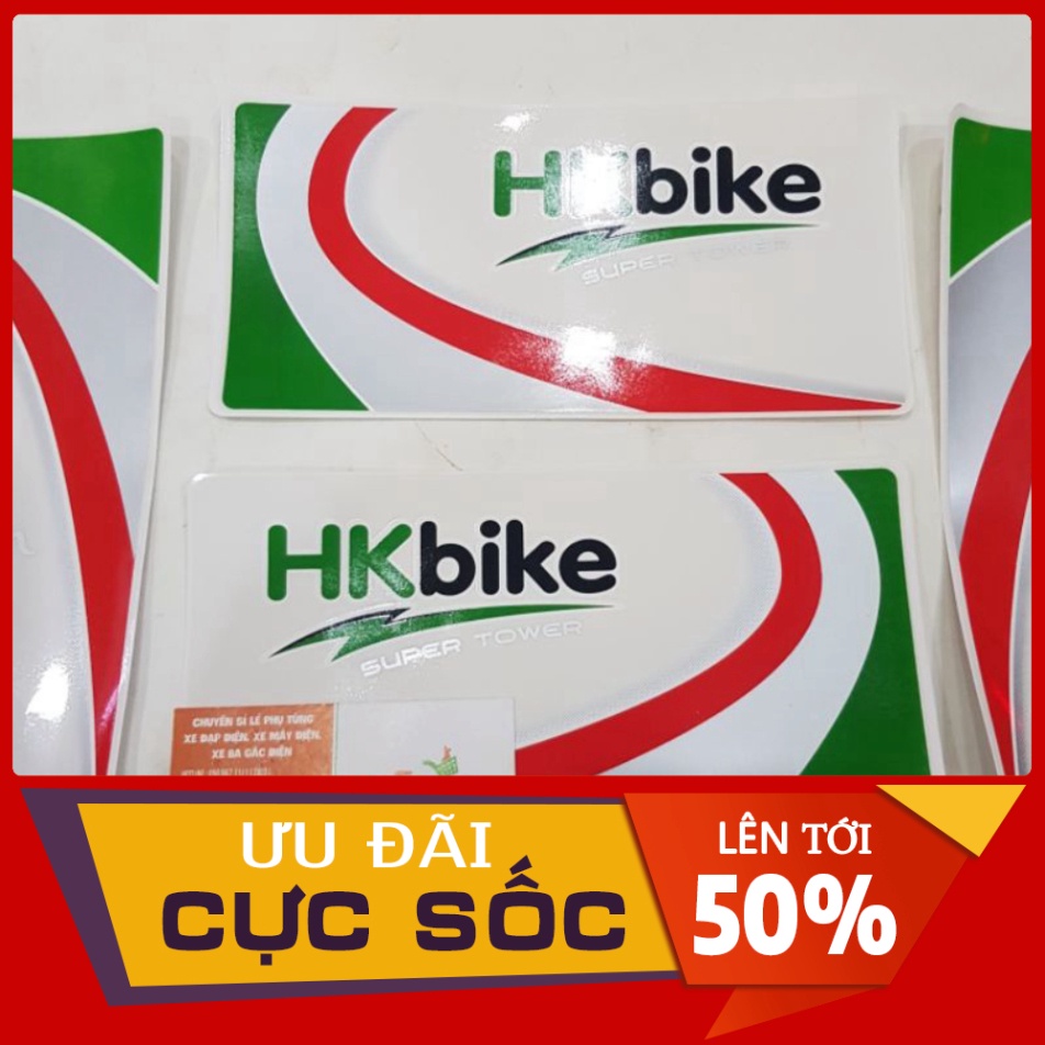 TEM XE ĐẠP ĐIỆN HKBIKE XE ĐẠP ĐIỆN HUY